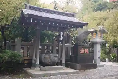 牛天神北野神社の手水舎