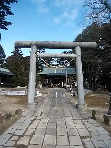 三春大神宮の鳥居