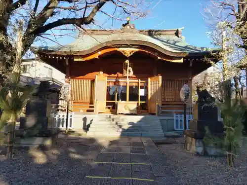 田端八幡神社の本殿・本堂