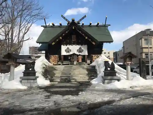 札幌諏訪神社の本殿・本堂