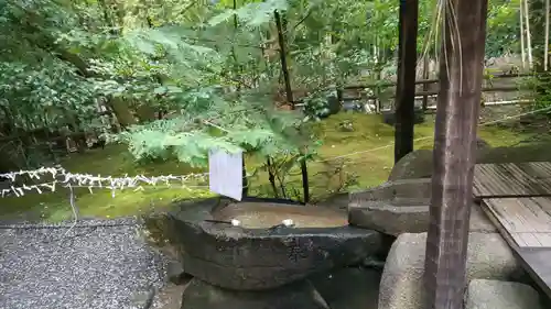 野宮神社の手水舎