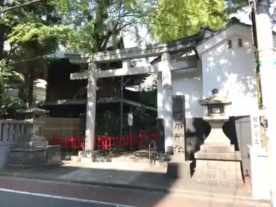 下谷神社の鳥居