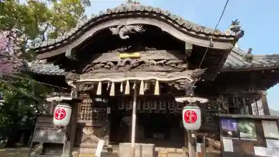 大麻比古神社の本殿・本堂