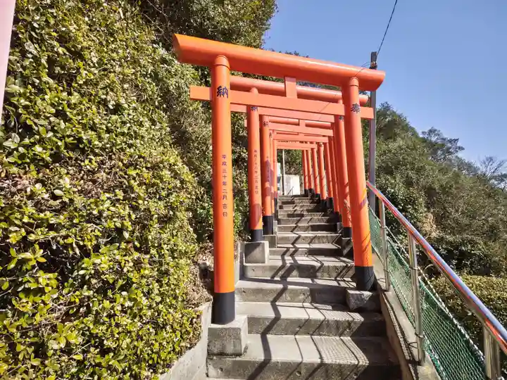 荒熊神社の鳥居