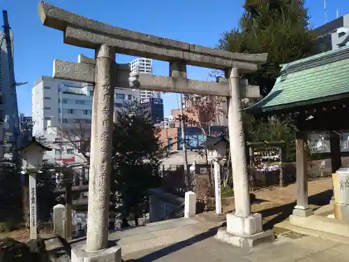 西向天神社の鳥居