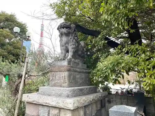 芝東照宮の狛犬