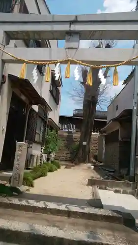 櫟谷七野神社の鳥居