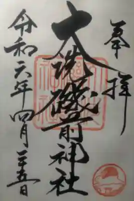 令和６年４月２５日参拝