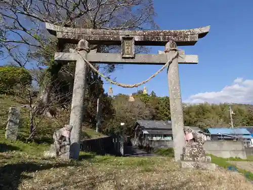 多気坂本神社の鳥居