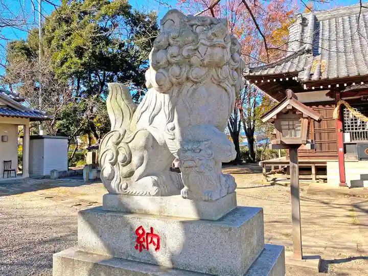 奈良神社の狛犬