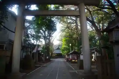 ときわ台天祖神社の鳥居