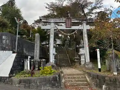 櫻田山神社の鳥居