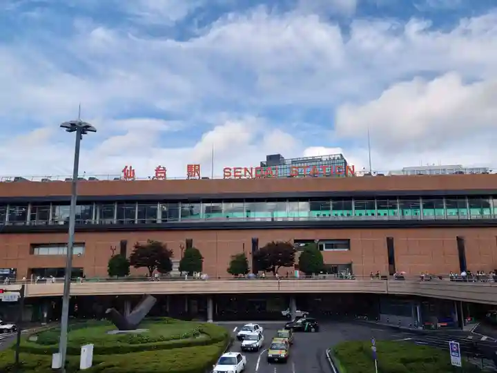 榴岡天満宮の周辺