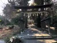 三ケ尻八幡神社の鳥居
