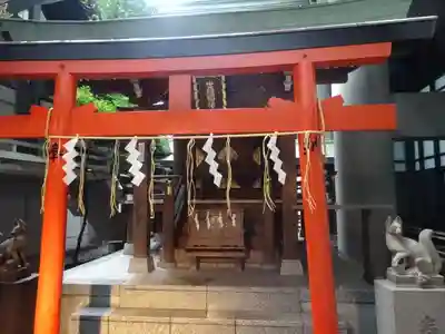 築土神社の鳥居