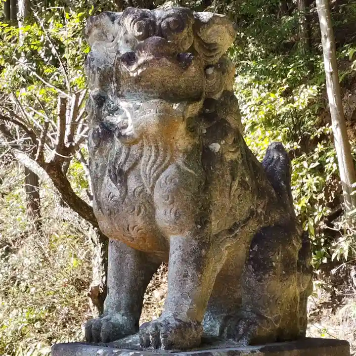 宮道天神社の狛犬