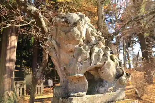 白河神社の狛犬