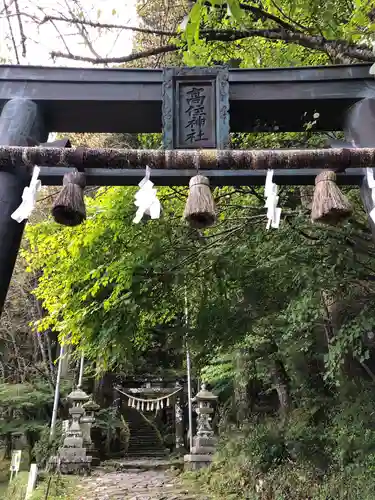 英彦山豊前坊高住神社の鳥居