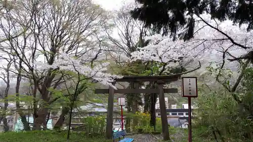 湯泉神社の鳥居