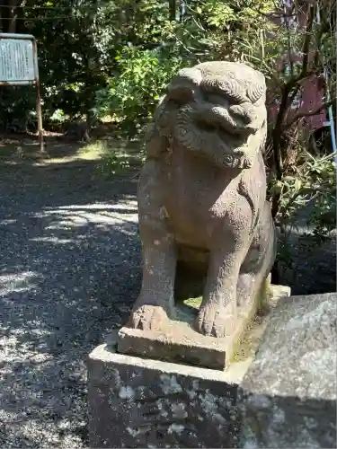 間々田八幡宮の狛犬