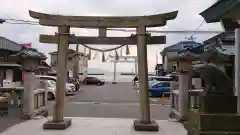 鴨居八幡神社の鳥居