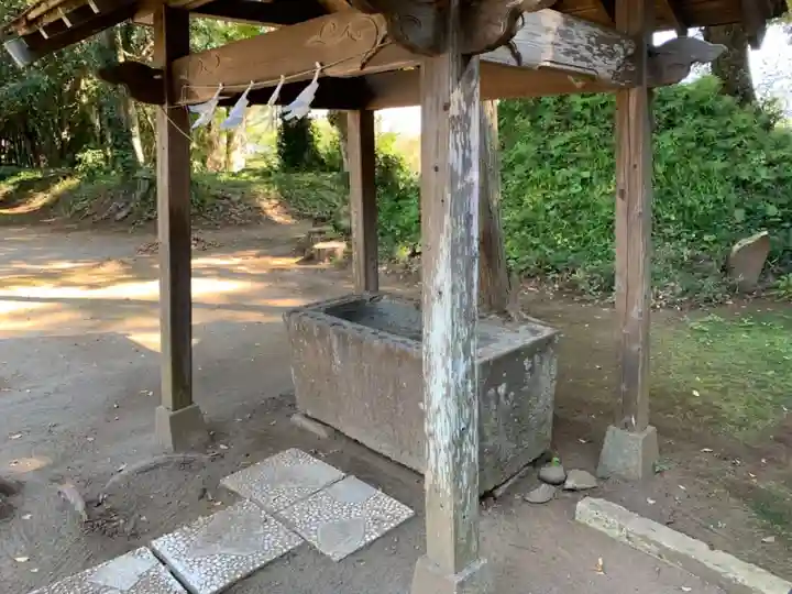 國勝神社の手水舎