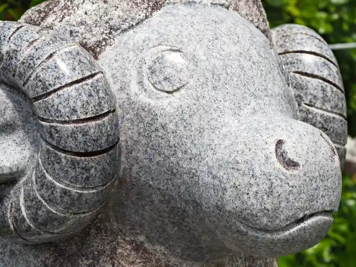 田村神社の狛犬