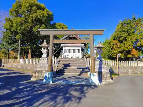 神明社（山崎川原）の鳥居