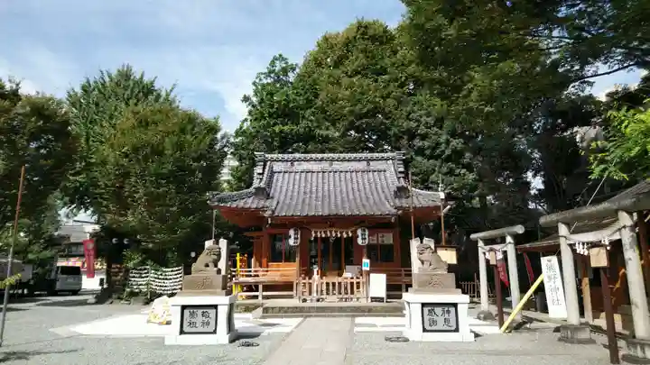 川越熊野神社の本殿・本堂