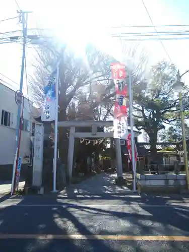 龍ケ崎八坂神社の鳥居