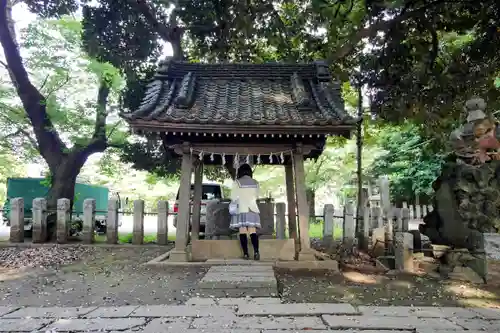 雀神社の手水舎