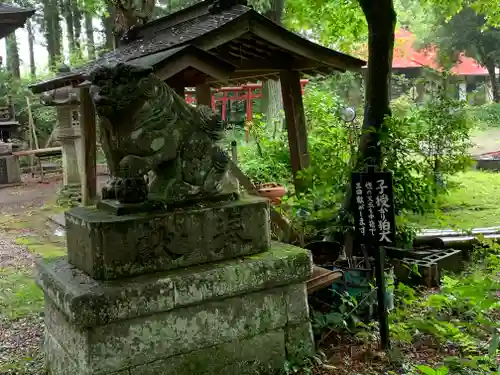 黒田原神社の狛犬