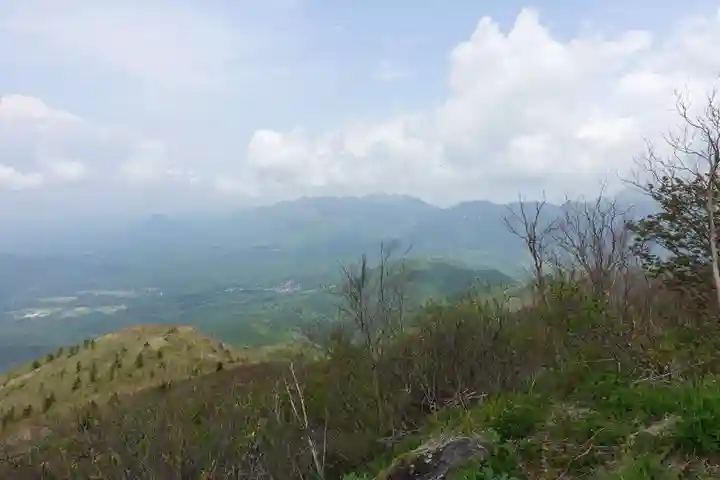 飯縄神社 奥社の景色