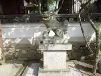 南都鏡神社の狛犬