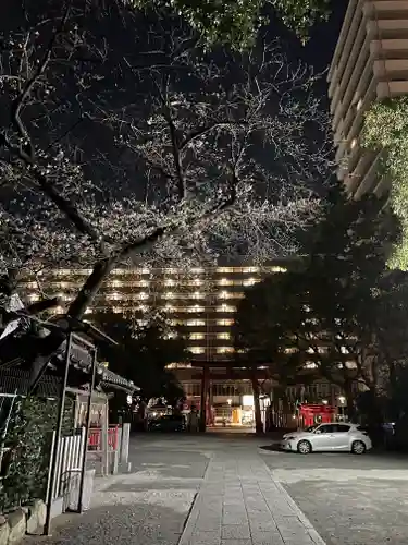 開口神社の鳥居