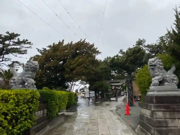 森戸大明神(森戸神社)の狛犬
