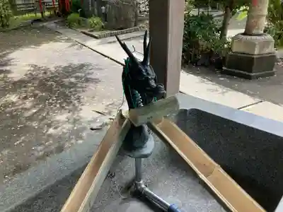 若宮八幡宮 の手水舎