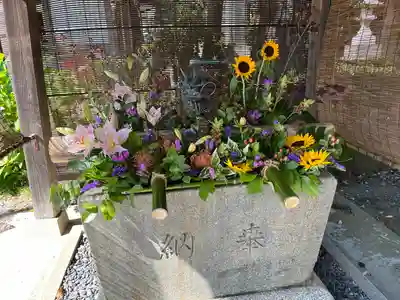 國魂神社の手水舎