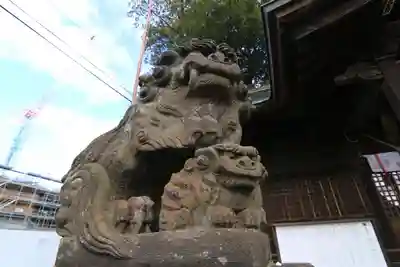 阿邪訶根神社の狛犬