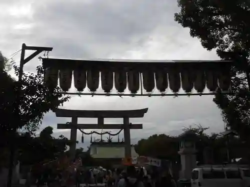 難波大社　生國魂神社の鳥居