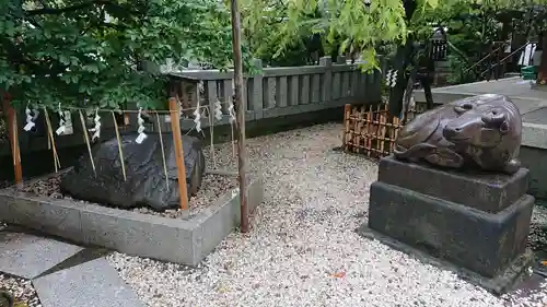 牛天神北野神社の狛犬