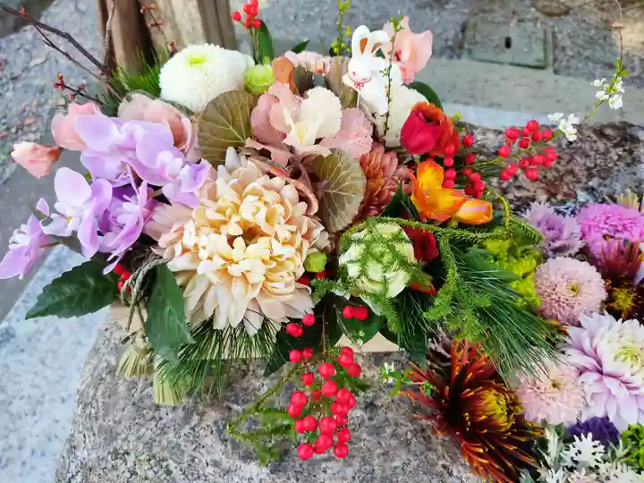 彌都加伎神社の手水舎
