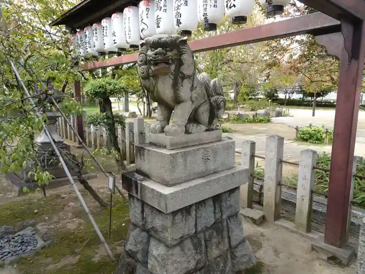 首途八幡宮の狛犬