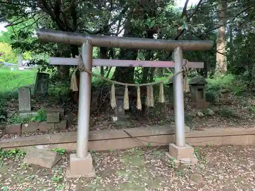 荻作神社の鳥居