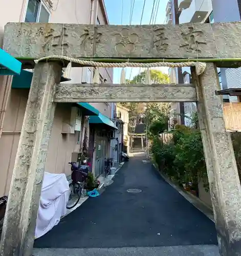 安居神社の鳥居