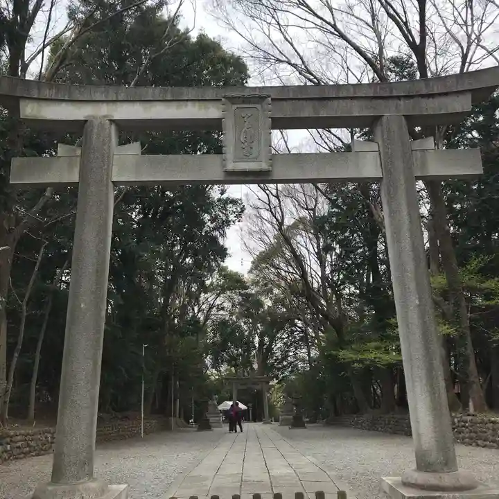 谷保天満宮の鳥居