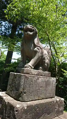 上之村神社の狛犬