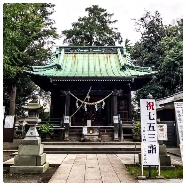 篠原八幡神社の本殿・本堂