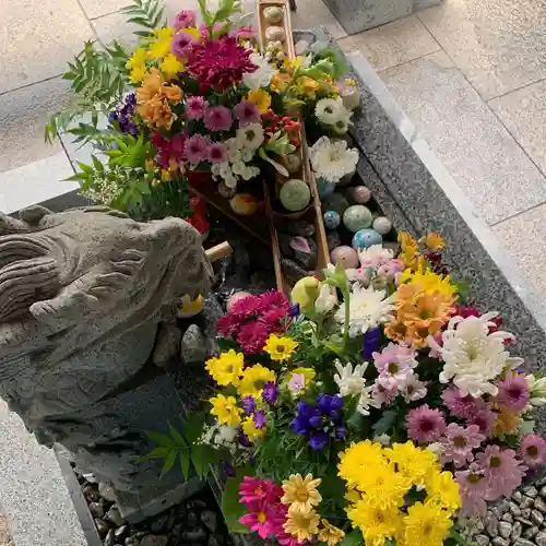 滑川神社 - 仕事と子どもの守り神の手水