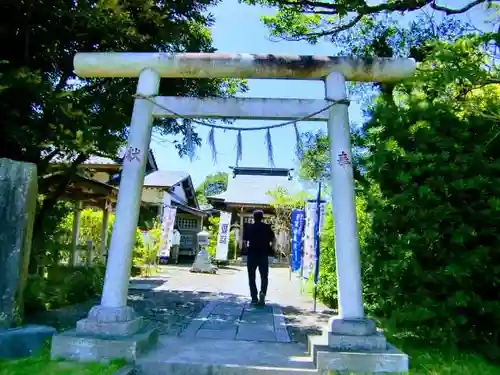 櫻井子安神社の鳥居